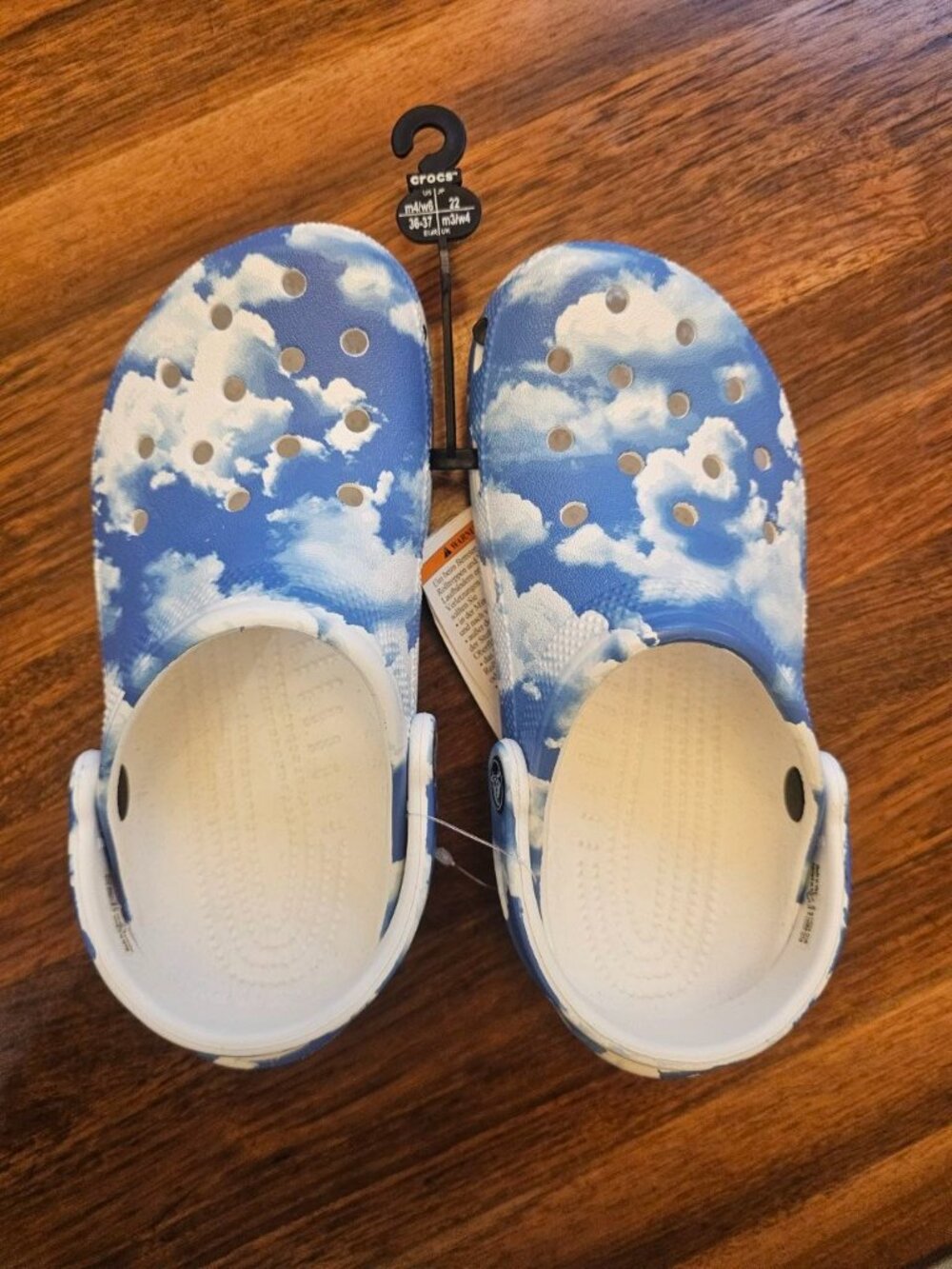 Brand New crocs Classic Out of this Worldii CG -Size 6 Women Blue/White - Picture 10 of 10